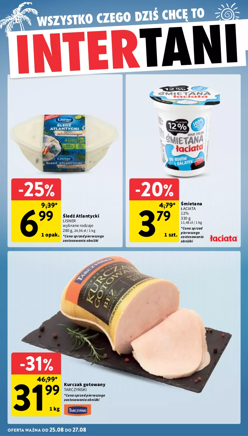 Gazetka promocyjna Intermarche - Gazetka Intermarche - ważna 21.08 do 27.08.2025 - strona 42 - produkty: Kurczak, Kurczak gotowany, Lisner, Tarczyński
