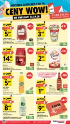 Gazetka promocyjna Intermarche - Gazetka Intermarche - Gazetka - ważna od 27.08 do 27.08.2025 - strona 8 - produkty: Piwa, Piwo, Sok, Ser, Gra, Papier, Zott, Kawa mielona, Kawa, Warka, Mąka, Schauma, Tymbark, Szampon, Zott Primo, Frankfurterki, Basia
