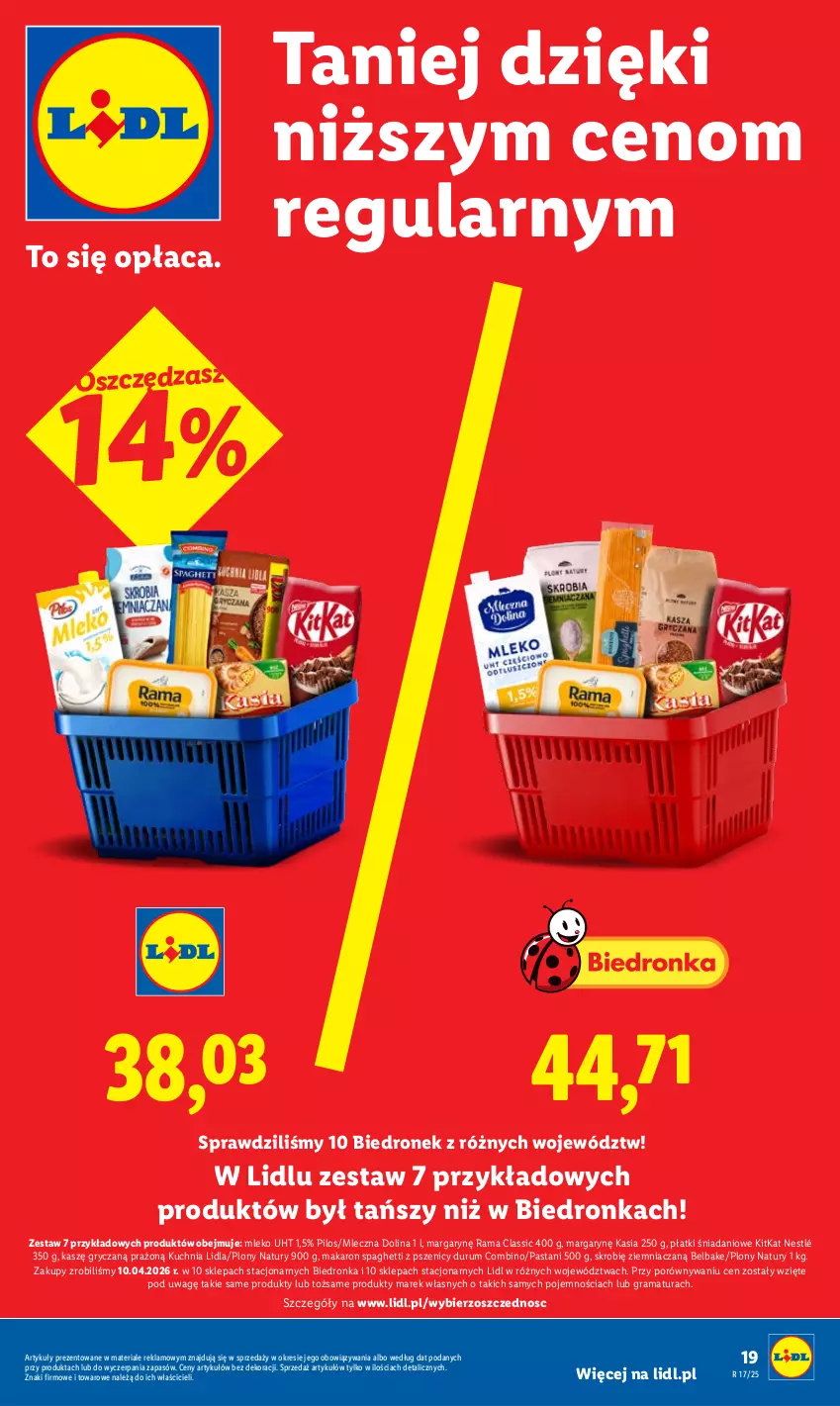 Gazetka promocyjna Lidl - Gazetka ważna od 27.04 do 28.04 - ważna 27.04 do 28.04.2026 - strona 19 - produkty: Anew, Danio, Dron, Gra, Gry, Kasia, Kuchnia, Makaron, Mleko, Nestlé, Pilos, Por, Rama, Rum, Spaghetti
