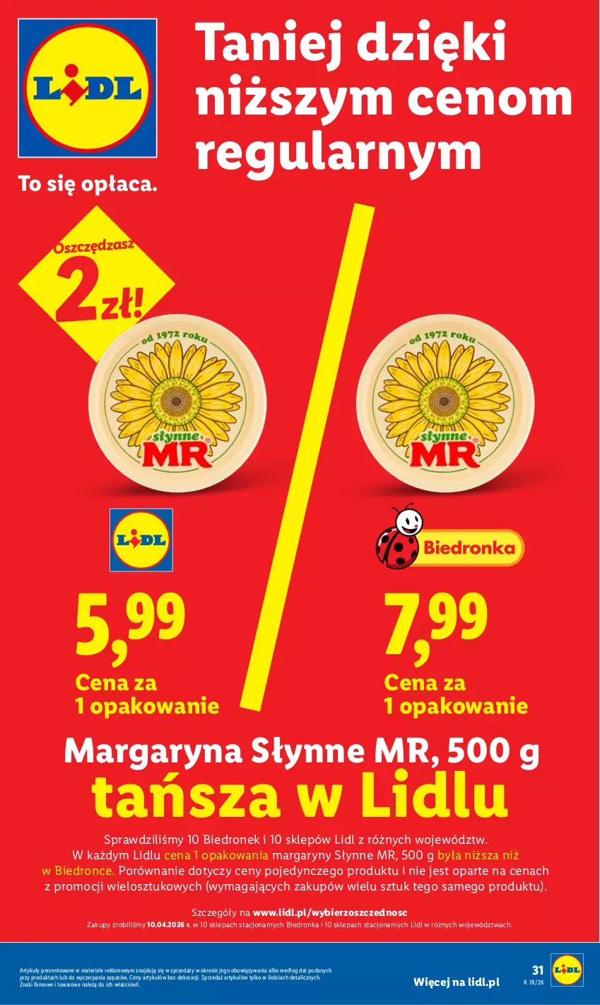 Gazetka promocyjna Lidl - Gazetka ważna od 27.04 do 28.04 - ważna 27.04 do 28.04.2026 - strona 31 - produkty: Dron, Margaryna, Por, Słynne