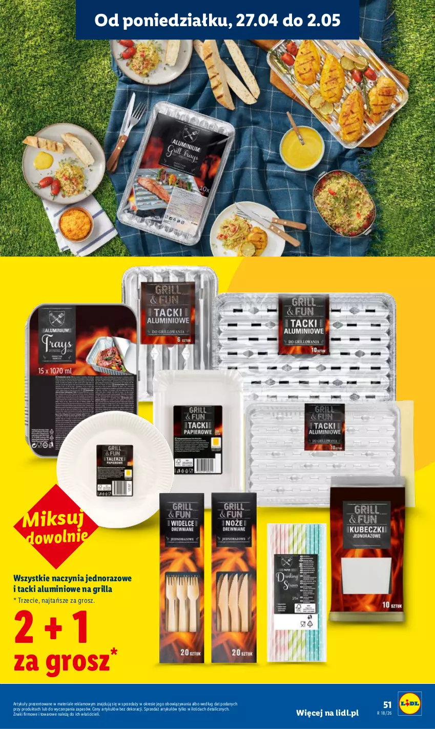 Gazetka promocyjna Lidl - Gazetka ważna od 27.04 do 28.04 - ważna 27.04 do 28.04.2026 - strona 51 - produkty: Grill