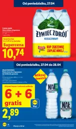 Gazetka promocyjna Lidl - Gazetka ważna od 27.04 do 28.04 - Gazetka - ważna od 28.04 do 28.04.2026 - strona 12 - produkty: Nałęczowianka, Gra, LANA, Woda mineralna, Woda