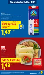 Gazetka promocyjna Lidl - Gazetka ważna od 27.04 do 28.04 - Gazetka - ważna od 28.04 do 28.04.2026 - strona 5 - produkty: Ser, Kawa, Mlekovita, Gouda, Mleko
