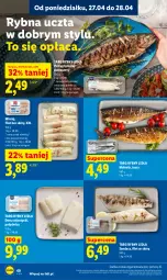 Gazetka promocyjna Lidl - Gazetka ważna od 27.04 do 28.04 - Gazetka - ważna od 28.04 do 28.04.2026 - strona 60 - produkty: Polędwica, Gra, Pstrąg tęczowy, Tusz, Pstrąg, Mintaj, Dorsz, Sandacz, Grafika
