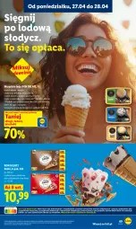 Gazetka promocyjna Lidl - Gazetka ważna od 27.04 do 28.04 - Gazetka - ważna od 28.04 do 28.04.2026 - strona 69 - produkty: Rum, Lody, Czekolada, Rodzynki, Mango, Brownie, Mięta
