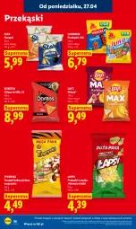 Gazetka promocyjna Lidl - Gazetka ważna od 27.04 do 28.04 - Gazetka - ważna od 28.04 do 28.04.2026 - strona 80 - produkty: Lajkonik, Gry, Chipsy, Tortilla, Chrupki, Lay’s