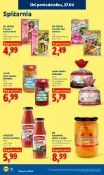 Gazetka promocyjna Lidl - Gazetka ważna od 27.04 do 28.04 - Gazetka - ważna od 28.04 do 28.04.2026 - strona 86 - produkty: Ksylitol, Dżem, Wafle, Dr. Oetker, Galaretka, Syrop, Brzoskwinie, Pudliszki, Gala, Pomidory, Fa
