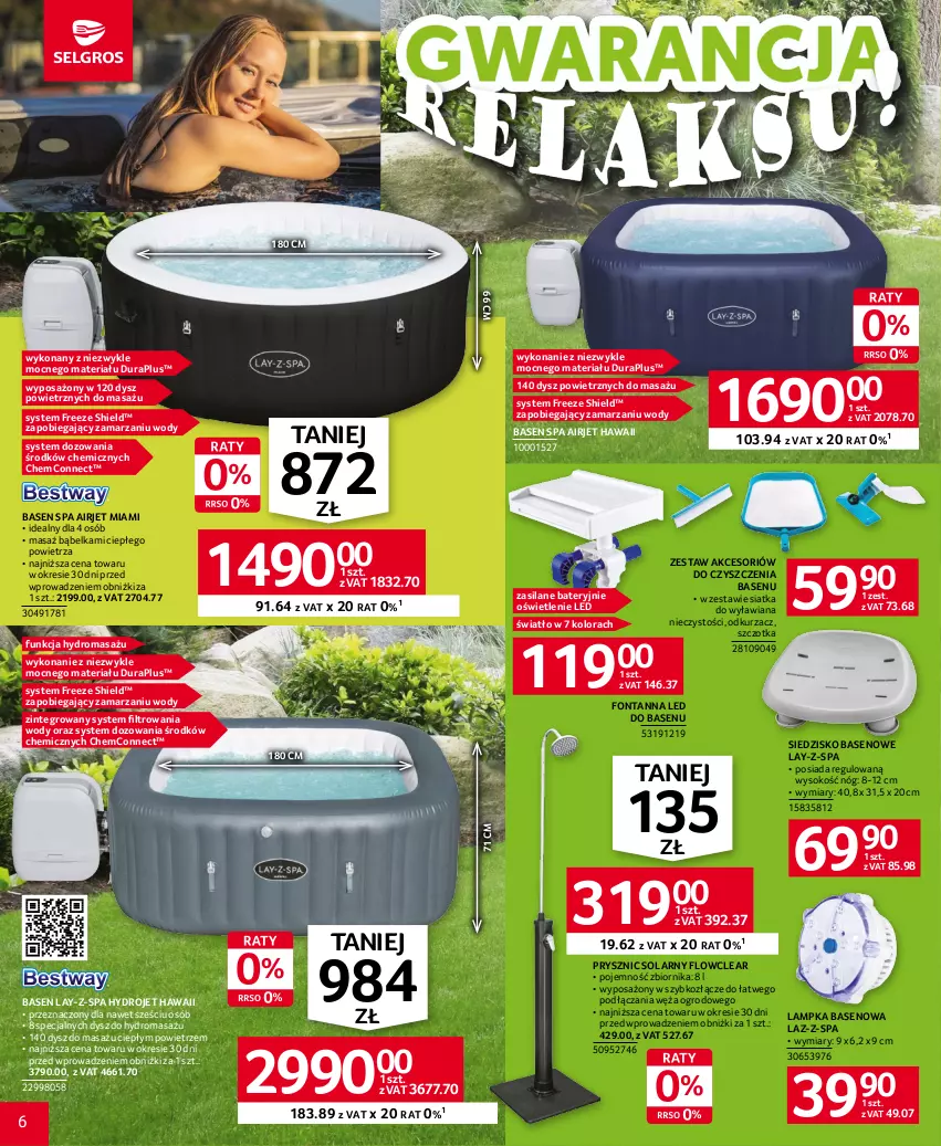 Gazetka promocyjna Selgros - Katalog Ogród - Basen - ważna 18.05 do 31.05.2023 - strona 6 - produkty: Odkurzacz, Siatka, Siedzisko, Silan, Sok, Szczotka