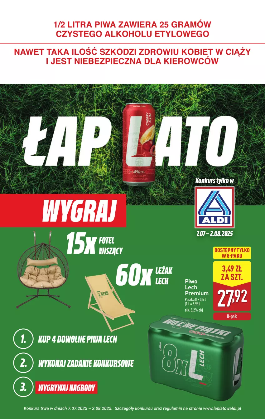 Gazetka promocyjna Aldi - Pełna oferta - ważna 14.07 do 19.07.2025 - strona 19 - produkty: Lech Premium, Piwo
