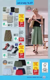 Gazetka promocyjna Aldi - Pełna oferta - Gazetka - ważna od 19.07 do 19.07.2025 - strona 23 - produkty: Spódnica, Top, Por, Szorty, Karp, Sport, Fa