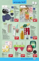 Gazetka promocyjna Aldi - Pełna oferta - Gazetka - ważna od 19.07 do 19.07.2025 - strona 25 - produkty: Praska, Sos, Ser, Por, Noż, Słomki do napojów, Stek, Serwetki, Pojemnik, Uchwyty, Tran, Talerz, Burger, Sport, Foremki, Kieliszek, Grill, Lanki, Miska
