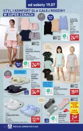 Gazetka promocyjna Aldi - Pełna oferta - Gazetka - ważna od 19.07 do 19.07.2025 - strona 32 - produkty: Klapki, Top, Karp, Skarpetki, Moda, Clogsy, Dzieci, Piżama, Fa