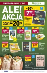 Gazetka promocyjna Aldi - Gazetka - ważna od 10.07 do 10.07.2021 - strona 12 - produkty: Pasty wegańskie, Ser, Gin, Kawa, Z gruntu dobre, Tera, Przyprawy, Feta, Olej rzepakowy, Chleb, Grunt, Grill, Groch, Olej, Mięso, Kokos