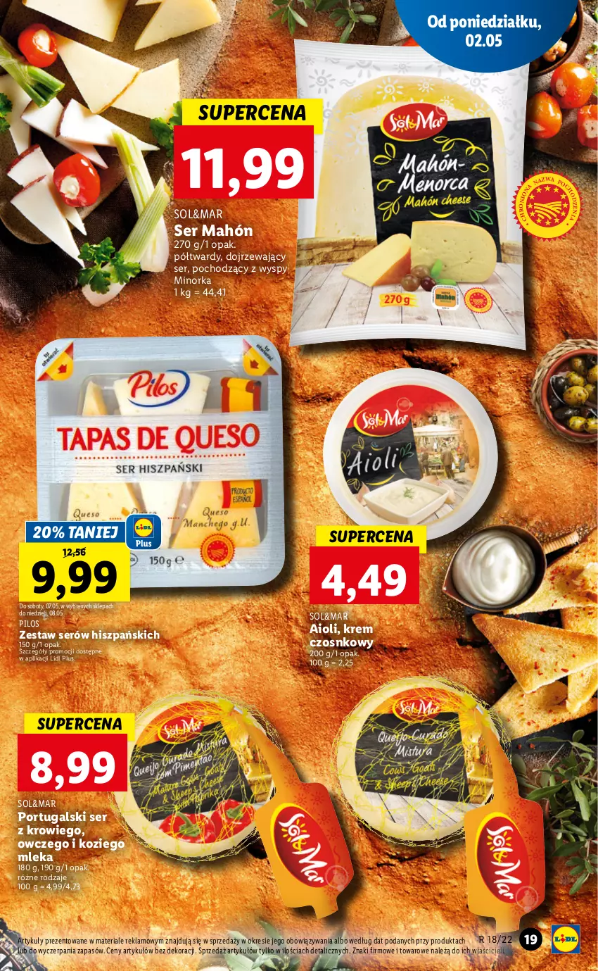 Gazetka promocyjna Lidl - GAZETKA - ważna 02.05 do 05.05.2022 - strona 19 - produkty: Orka, Pilos, Por, Ser