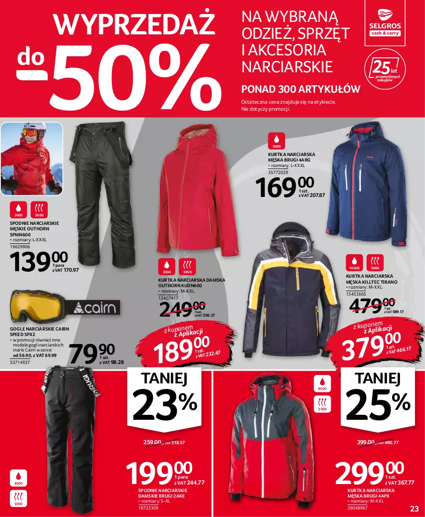 Gazetka promocyjna Selgros - Oferta przemysłowa - ważna 20.01 do 02.02.2022 - strona 23 - produkty: Brugi, Kurtka, Spodnie