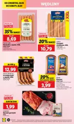 Gazetka promocyjna Lidl - GAZETKA - Gazetka - ważna od 28.09 do 28.09.2024 - strona 34 - produkty: Piec, Pur, Parówki, Parówki z szynki, Pasztet, PIKOK, Boczek, Frankfurterki, Kabanos