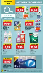 Gazetka promocyjna Lidl - GAZETKA - Gazetka - ważna od 28.09 do 28.09.2024 - strona 52 - produkty: Ludwik, Domestos, Cif, Do mycia naczyń, Spray do czyszczenia, Papier, Tablet, Płyn do mycia naczyń, Papier toaletowy, Mleczko, Płyn do mycia, Zmywarki, Flora, Płyn do szyb, Tabletki do zmywarki