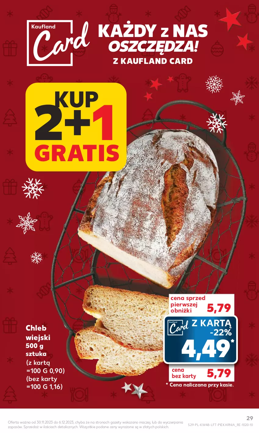 Gazetka promocyjna Kaufland - Gazetka tygodnia - ważna 30.11 do 06.12.2023 - strona 29 - produkty: Chleb, Gra