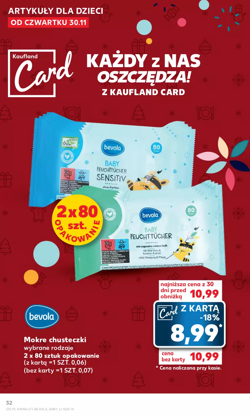 Gazetka promocyjna Kaufland - Gazetka tygodnia - ważna 30.11 do 06.12.2023 - strona 32 - produkty: Chusteczki, Dzieci