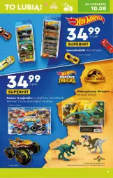 Gazetka promocyjna Biedronka - Gazetka - ważna od 23.08 do 23.08.2023 - strona 11 - produkty: Piec, Chodzik, Dinozaur, Samochodziki, Pojazd, Monster truck, Hot Wheels, Jurassic World