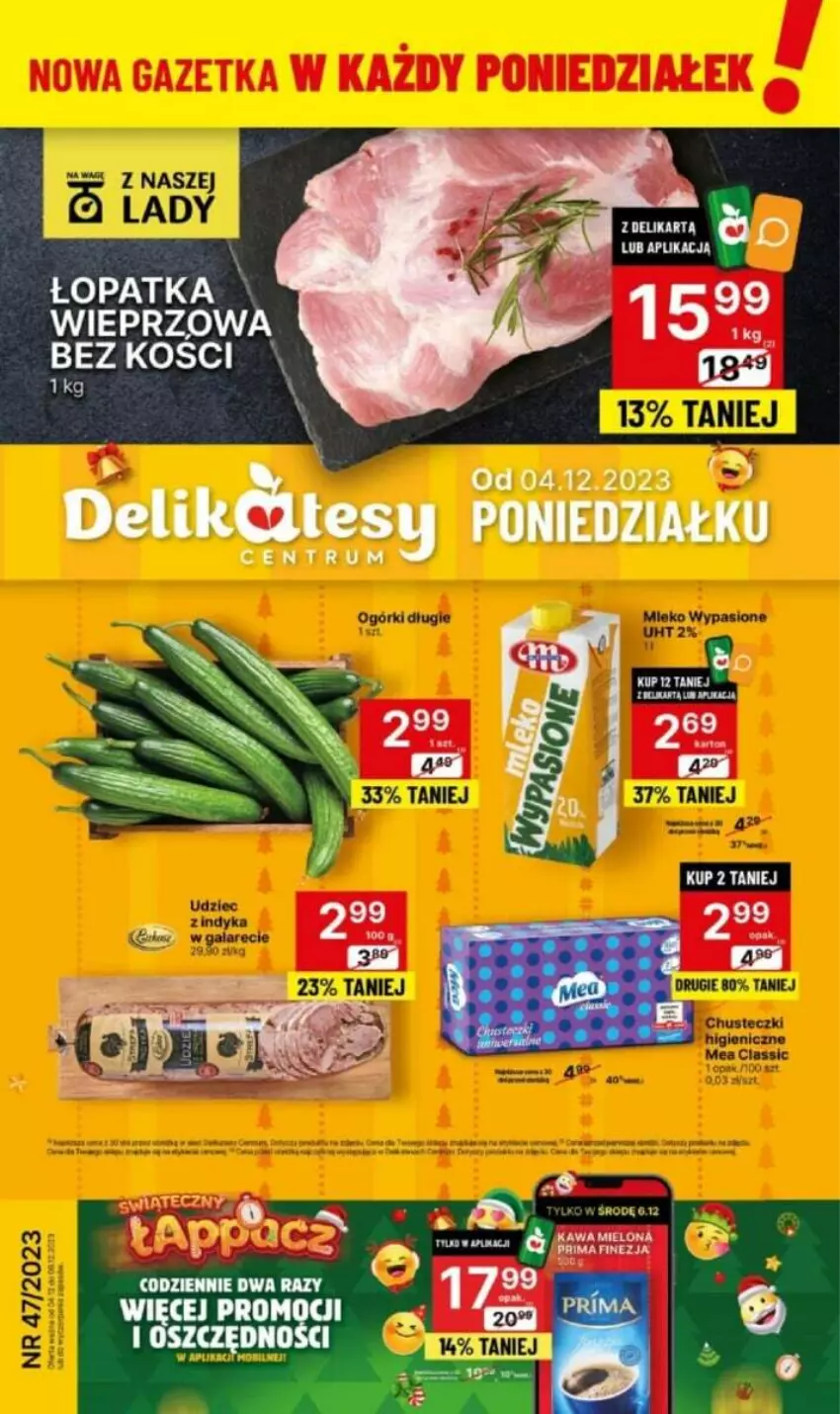 Gazetka promocyjna Delikatesy Centrum - ważna 04.12 do 06.12.2023 - strona 1 - produkty: Kawa, Kawa mielona, Rum