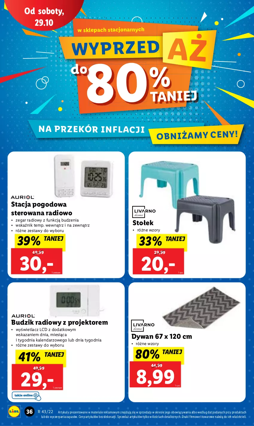 Gazetka promocyjna Lidl - GAZETKA - ważna 24.10 do 29.10.2022 - strona 40 - produkty: Kalendarz, Zegar