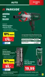 Gazetka promocyjna Lidl - GAZETKA - Gazetka - ważna od 05.10 do 05.10.2024 - strona 45 - produkty: Parkside, Walizka, Pudełko, Opony, Zestaw kluczy, Klucz udarowy