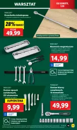 Gazetka promocyjna Lidl - GAZETKA - Gazetka - ważna od 05.10 do 05.10.2024 - strona 47 - produkty: Parkside, Teleskop, Pasek, Zestaw kluczy nasadowych, Acana, Zestaw kluczy, Listwa