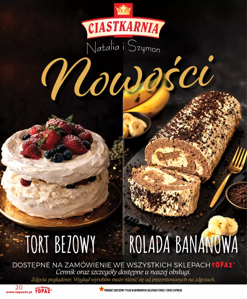 Gazetka promocyjna Topaz - Gazetka - ważna 11.06 do 17.06.2026 - strona 20 - produkty: Ciastka, Top