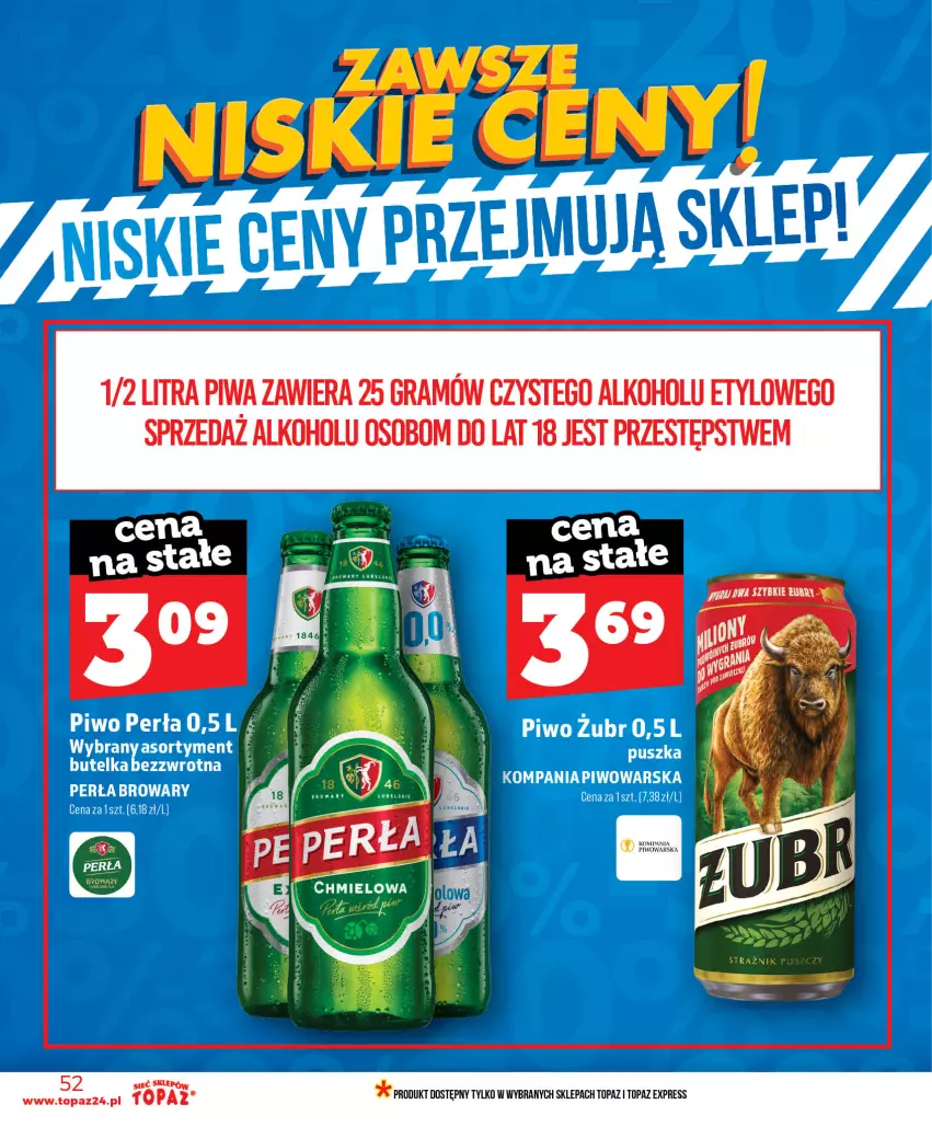 Gazetka promocyjna Topaz - Gazetka - ważna 11.06 do 17.06.2026 - strona 52 - produkty: Gra, Piwa, Top