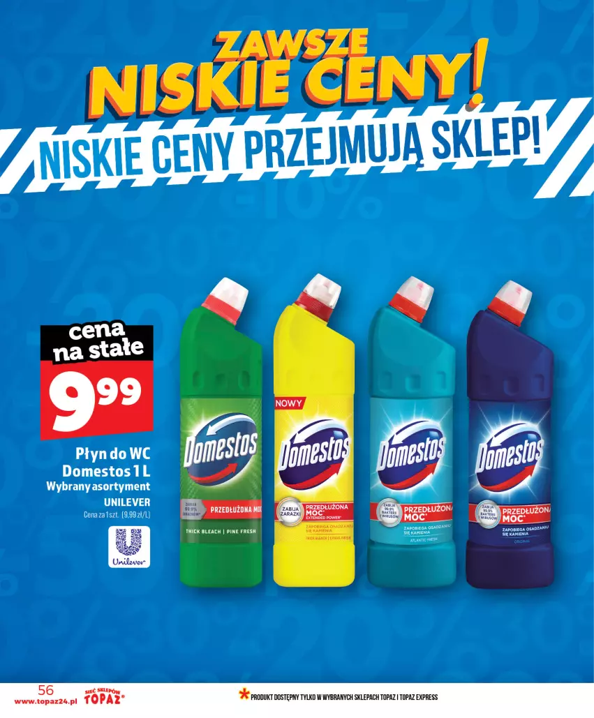 Gazetka promocyjna Topaz - Gazetka - ważna 11.06 do 17.06.2026 - strona 56 - produkty: Domestos