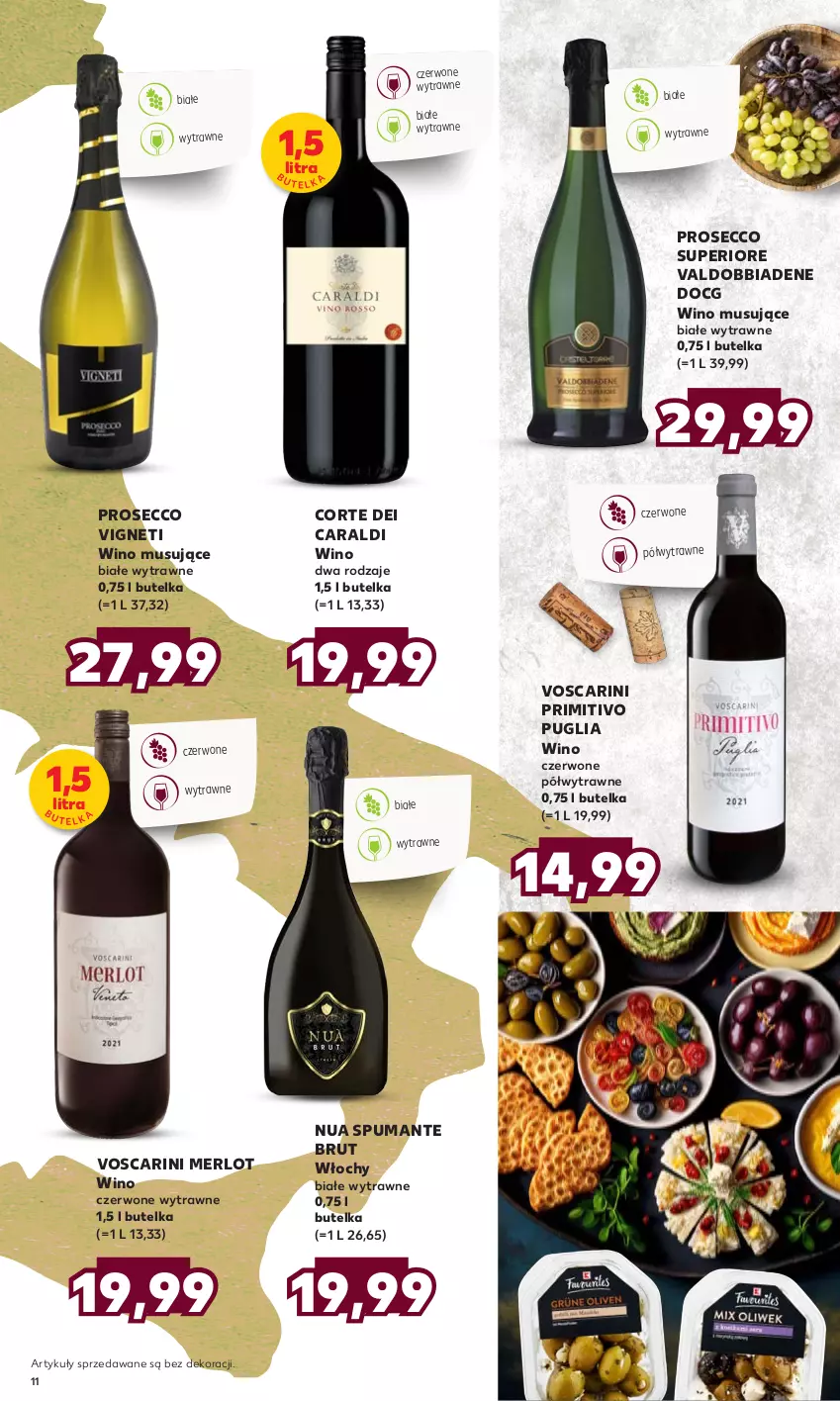 Gazetka promocyjna Kaufland - Barek Kauflandu - ważna 05.10 do 18.10.2023 - strona 11 - produkty: Merlot, Mus, Prosecco, Puma, Wino, Wino czerwone, Wino musujące