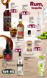 Gazetka promocyjna Kaufland - Barek Kauflandu - Gazetka - ważna od 18.10 do 18.10.2023 - strona 7 - produkty: Ser, Rum, Captain Morgan, Tequila, Leon, Woda gazowana, Woda, Lanki, Plantation