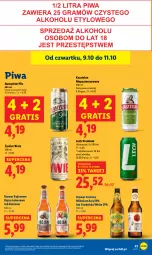 Gazetka promocyjna Lidl - GAZETKA - Gazetka - ważna od 11.10 do 11.10.2025 - strona 47 - produkty: Piwa, Gra, Namysłów, Kasztelan, Fortuna, Kokos, Lech Premium