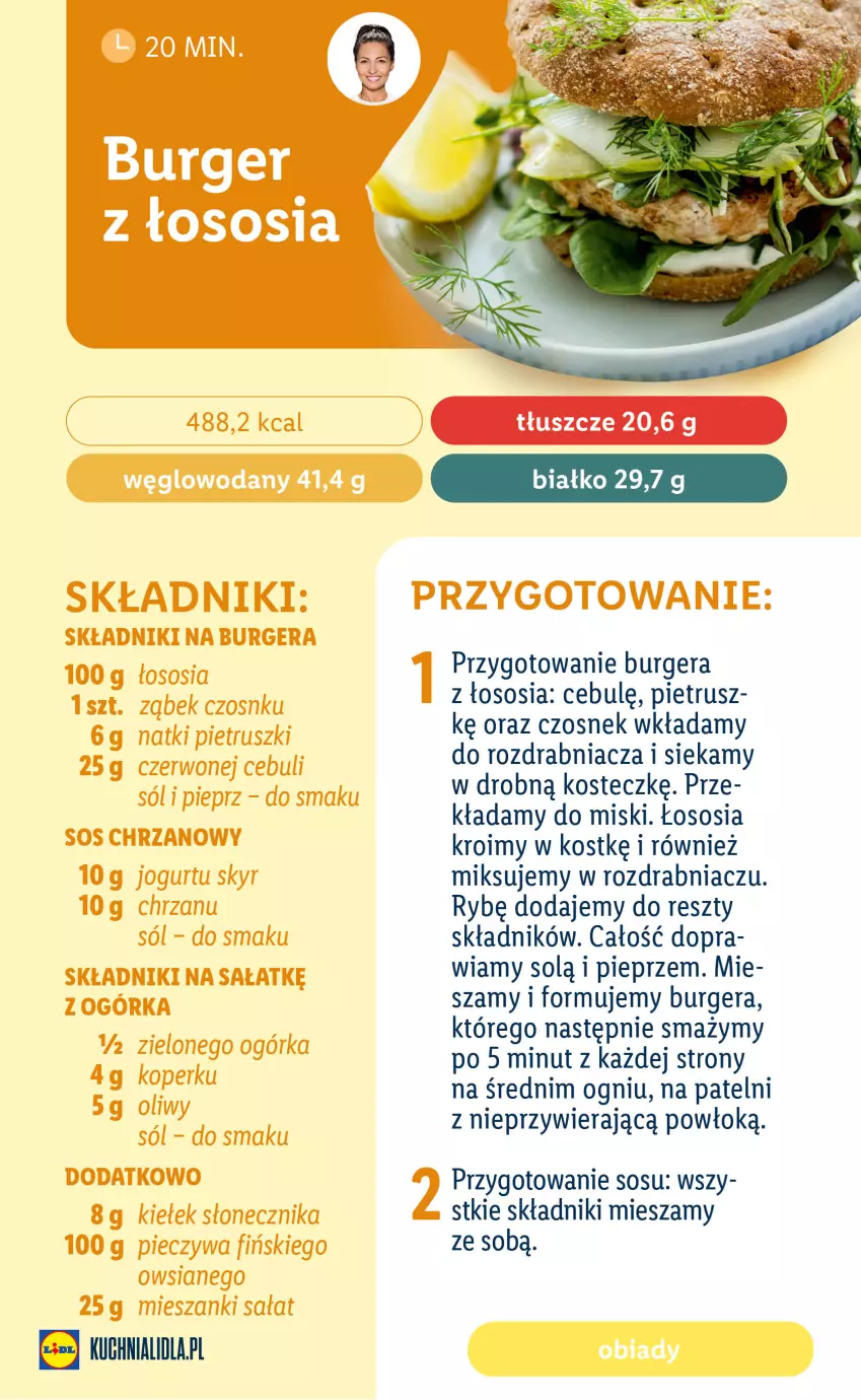 Gazetka promocyjna Lidl - EBOOK ZADBAJMY O SIEBIE - ważna 05.06 do 27.08.2023 - strona 24 - produkty: Burger, Czosnek, O nas, Pieprz, Rozdrabniacz, Sos