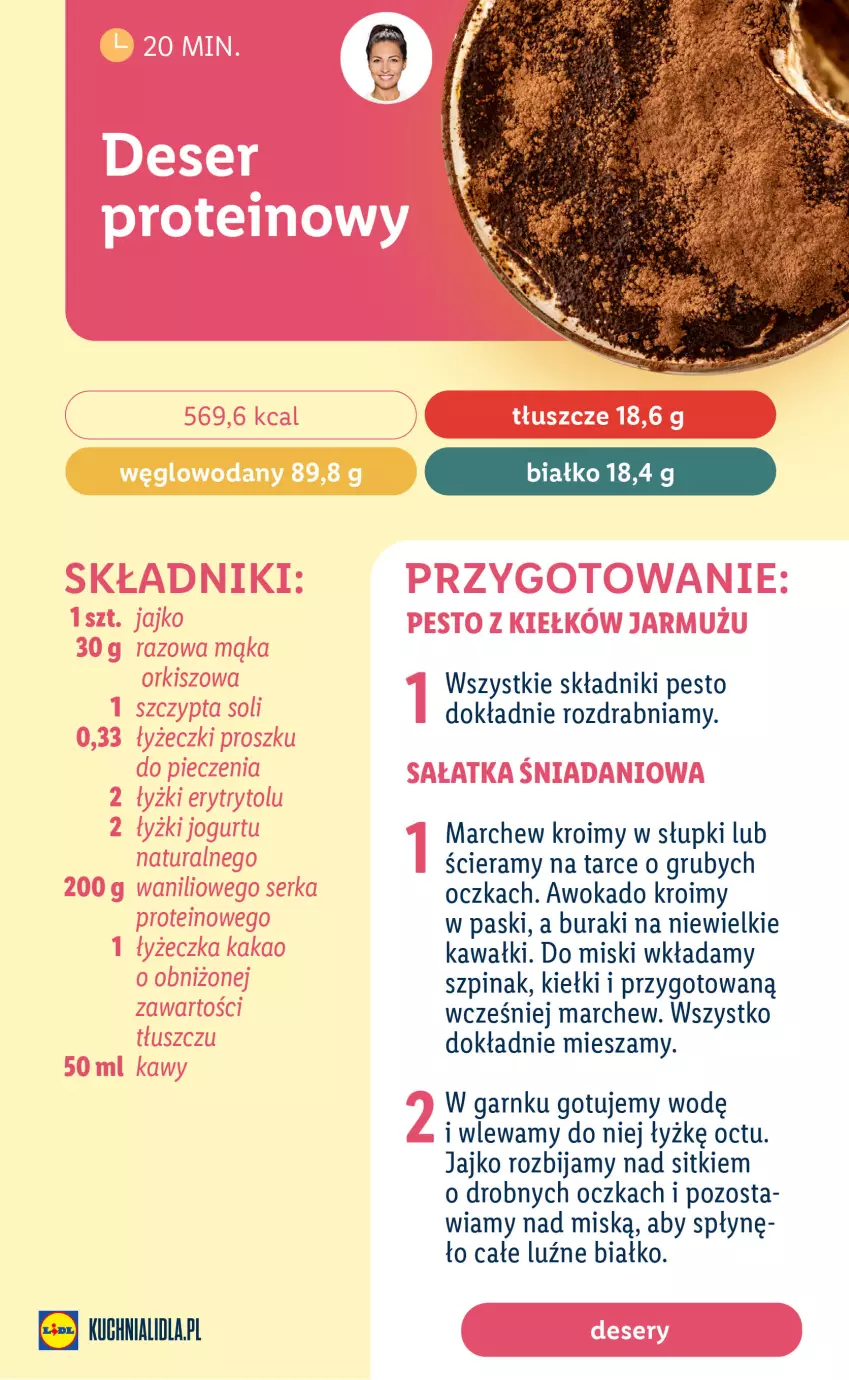 Gazetka promocyjna Lidl - EBOOK ZADBAJMY O SIEBIE - ważna 05.06 do 27.08.2023 - strona 36 - produkty: Buraki, Kawa, Kiełki, Pesto, Szpinak