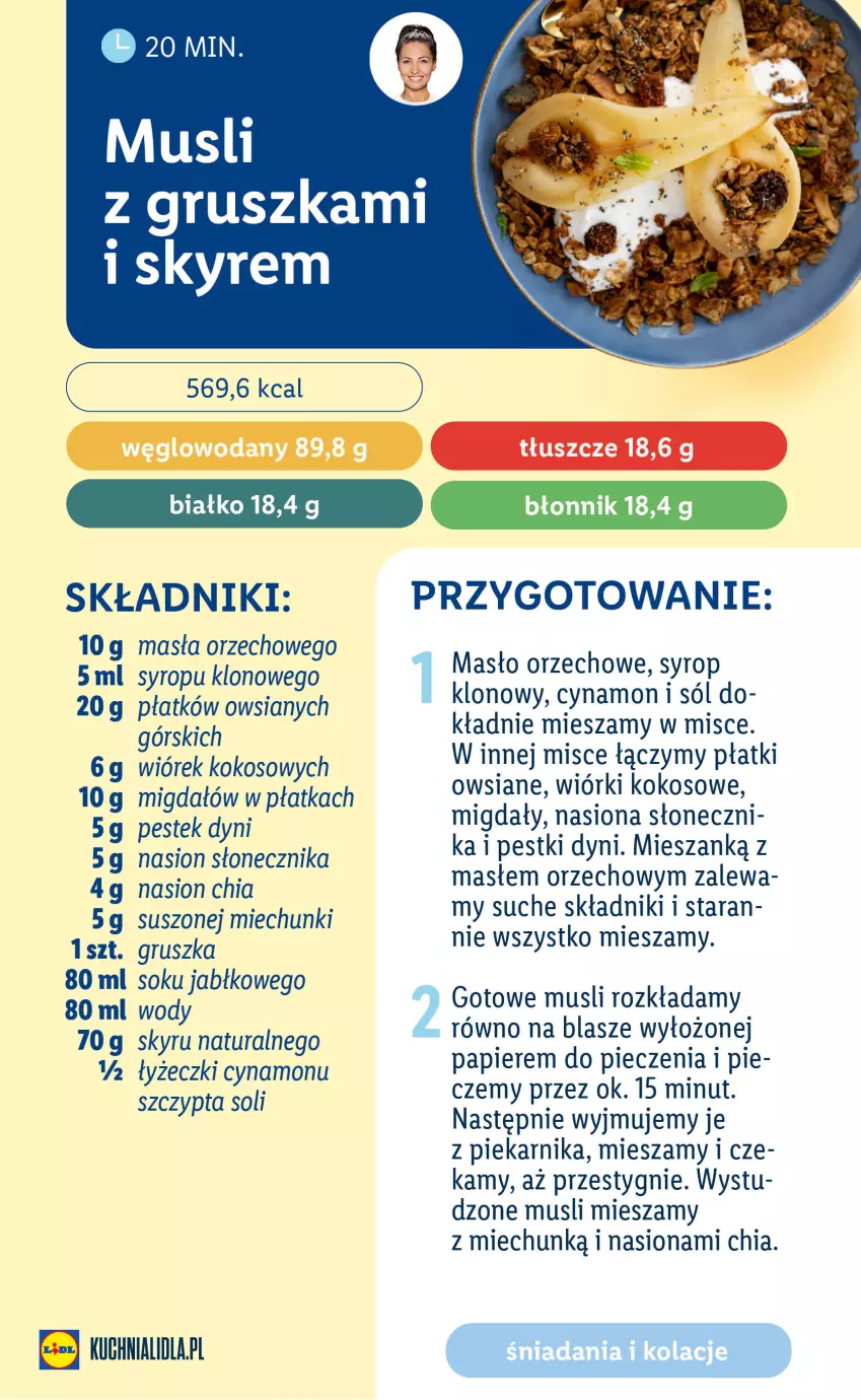 Gazetka promocyjna Lidl - EBOOK ZADBAJMY O SIEBIE - ważna 05.06 do 27.08.2023 - strona 8 - produkty: Chia, Kokos, Masło, Masło orzechowe, Migdały, Mus, Papier, Pestki dyni, Piec, Piekarnik, Sok, Sól, Stek, Syrop, Wiórki kokosowe