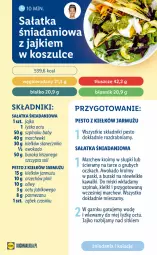 Gazetka promocyjna Lidl - EBOOK ZADBAJMY O SIEBIE - Gazetka - ważna od 27.08 do 27.08.2023 - strona 10 - produkty: Sałatka, Kawa, Kosz, Sałat, Pesto, Kiełki, Buraki, Danio, Parmezan, Jarmuż, Szpinak