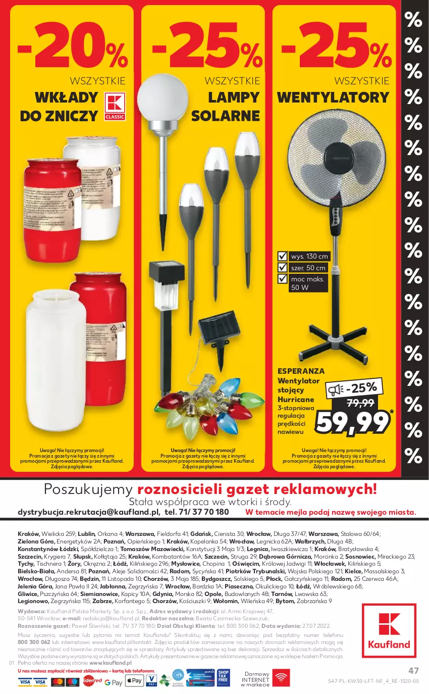 Gazetka promocyjna Kaufland - OFERTA TYGODNIA - ważna 28.07 do 03.08.2022 - strona 47 - produkty: Dres, Fa, Gra, Inka, Orka, Sos, Telefon, Top, Waga, Znicz