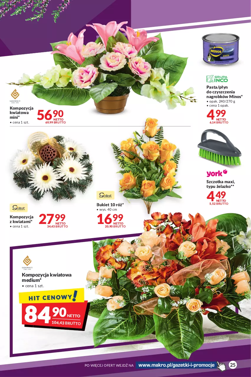 Gazetka promocyjna Makro - Najlepsze oferty - oferta z alkoholem - ważna 04.10 do 17.10.2022 - strona 25 - produkty: Bukiet, Szczotka