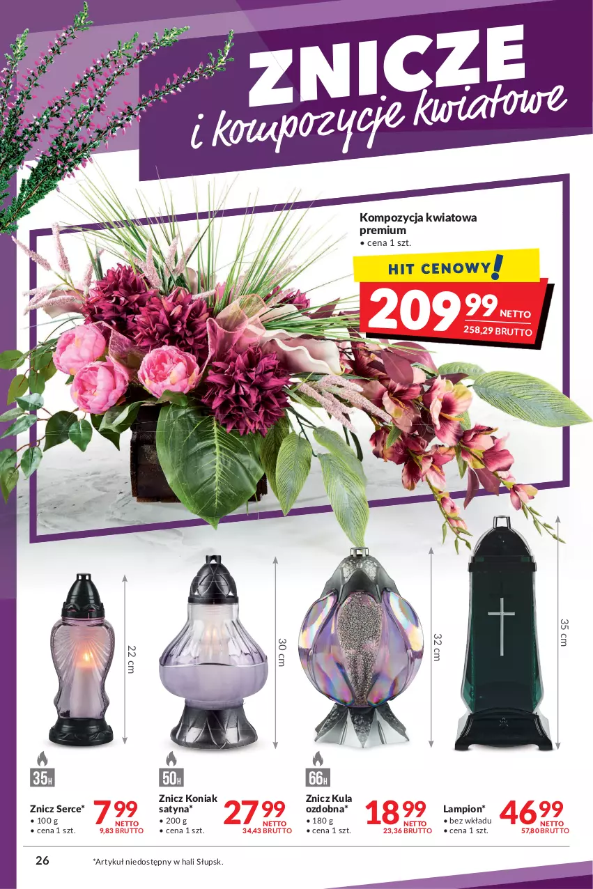 Gazetka promocyjna Makro - Najlepsze oferty - oferta z alkoholem - ważna 04.10 do 17.10.2022 - strona 26 - produkty: Lampion, Ser, Znicz