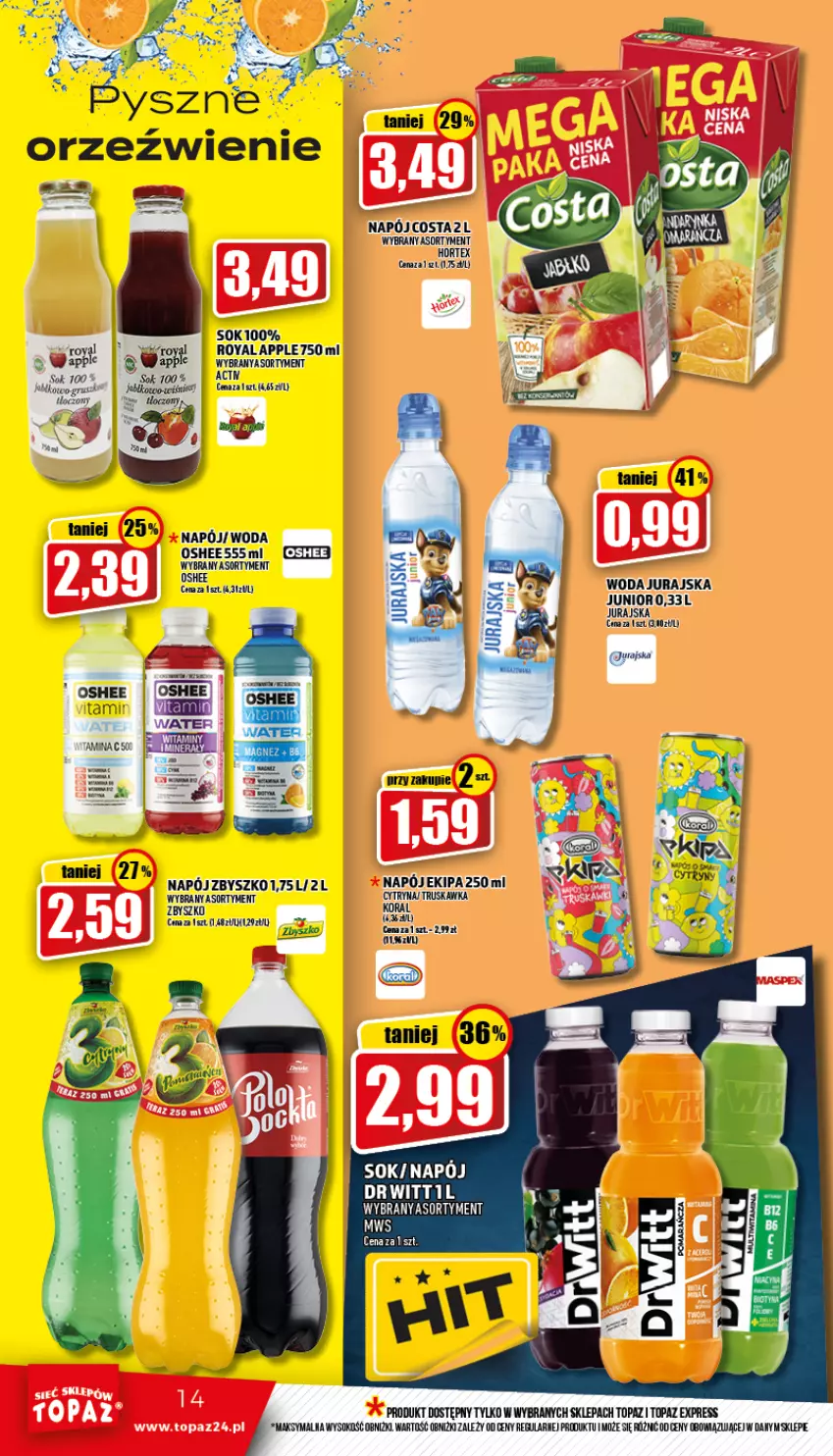 Gazetka promocyjna Topaz - Gazetka - ważna 30.06 do 06.07.2022 - strona 14