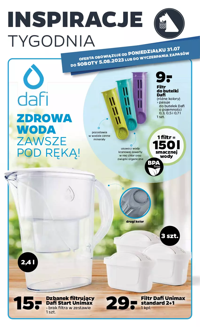 Gazetka promocyjna Netto - Akcesoria i dodatki - ważna 31.07 do 05.08.2023 - strona 2 - produkty: Dzbanek, Dzbanek filtrujący, Woda