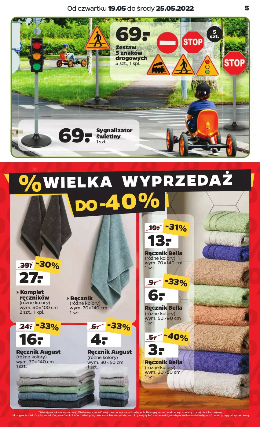 Gazetka promocyjna Netto - Gazetka non food 19.05-25.05 - ważna 19.05 do 25.05.2022 - strona 5 - produkty: Bell, Bella, Gra, Ręcznik