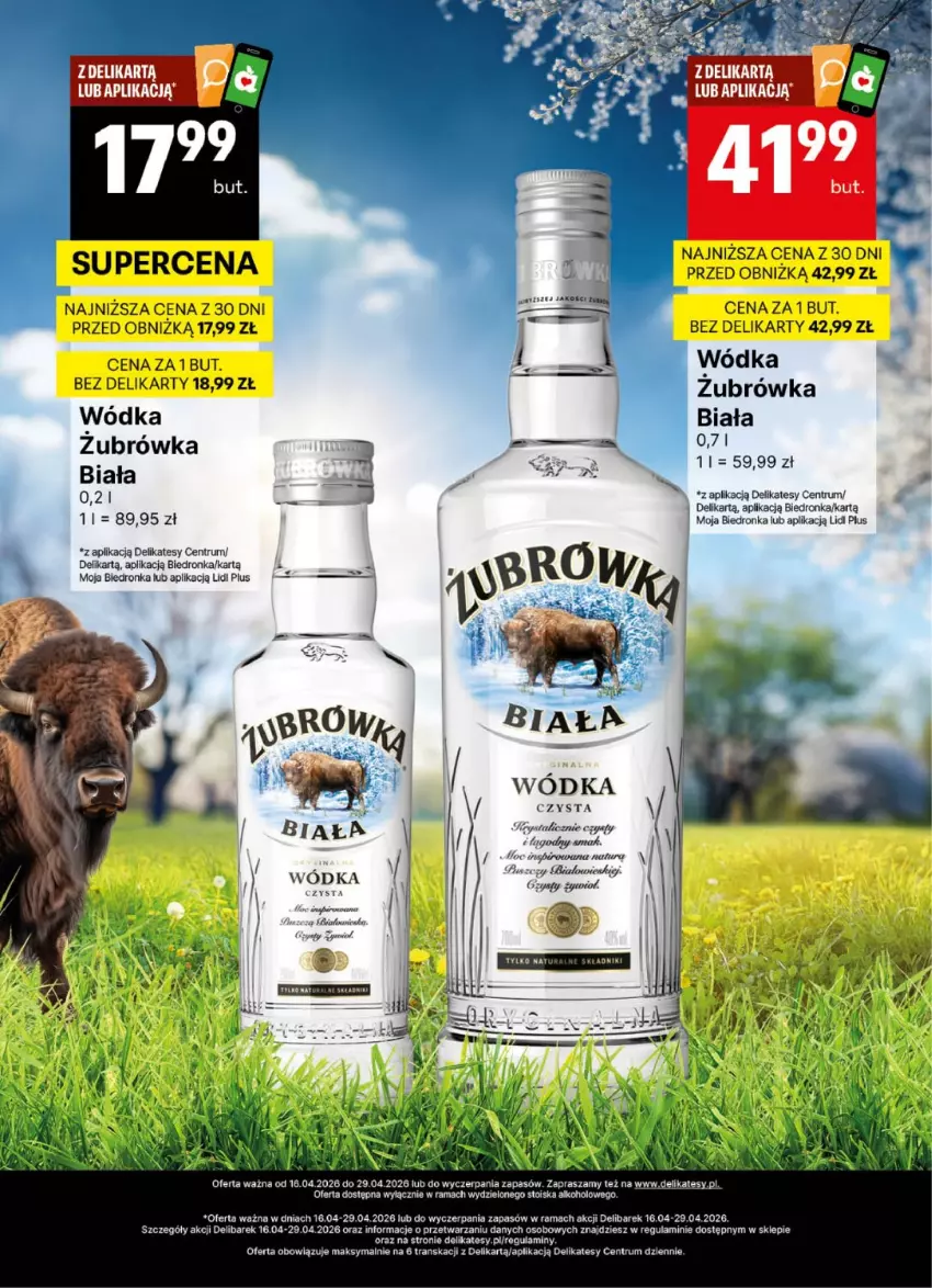 Gazetka promocyjna Delikatesy Centrum - Delibarek DC16-DC17 - ważna 16.04 do 29.04.2026 - strona 11 - produkty: Dron, Fa, Rama, Rum, Tran, Wódka