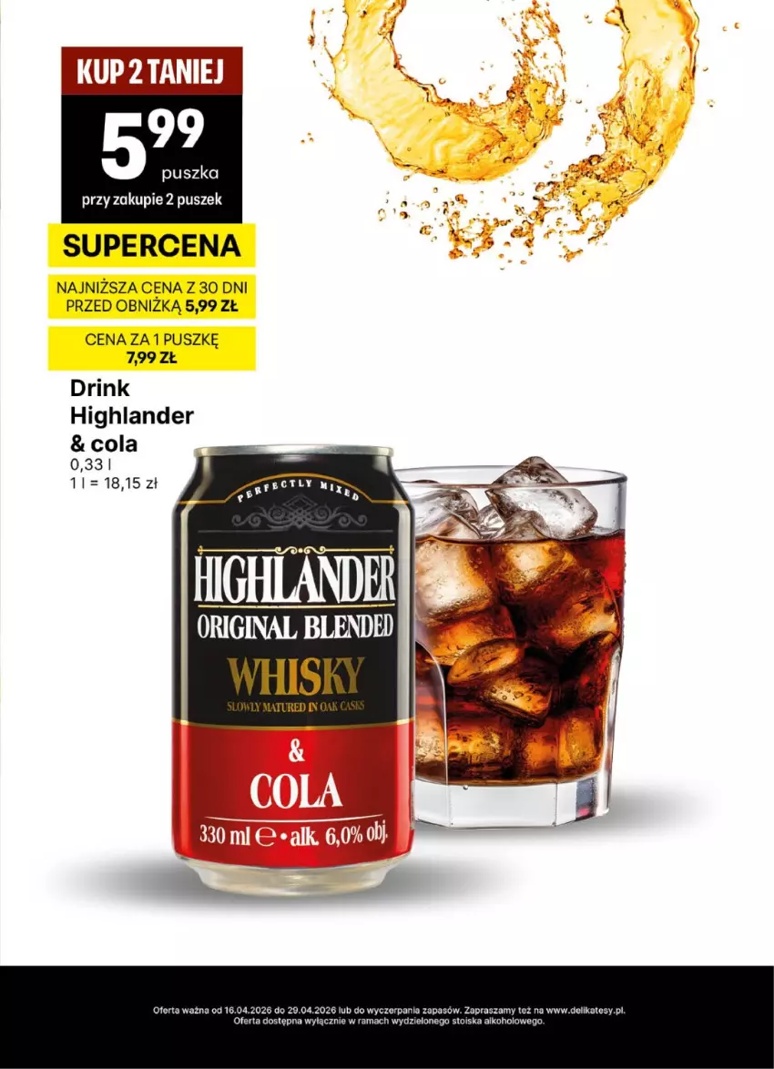 Gazetka promocyjna Delikatesy Centrum - Delibarek DC16-DC17 - ważna 16.04 do 29.04.2026 - strona 7 - produkty: Gin, Rama