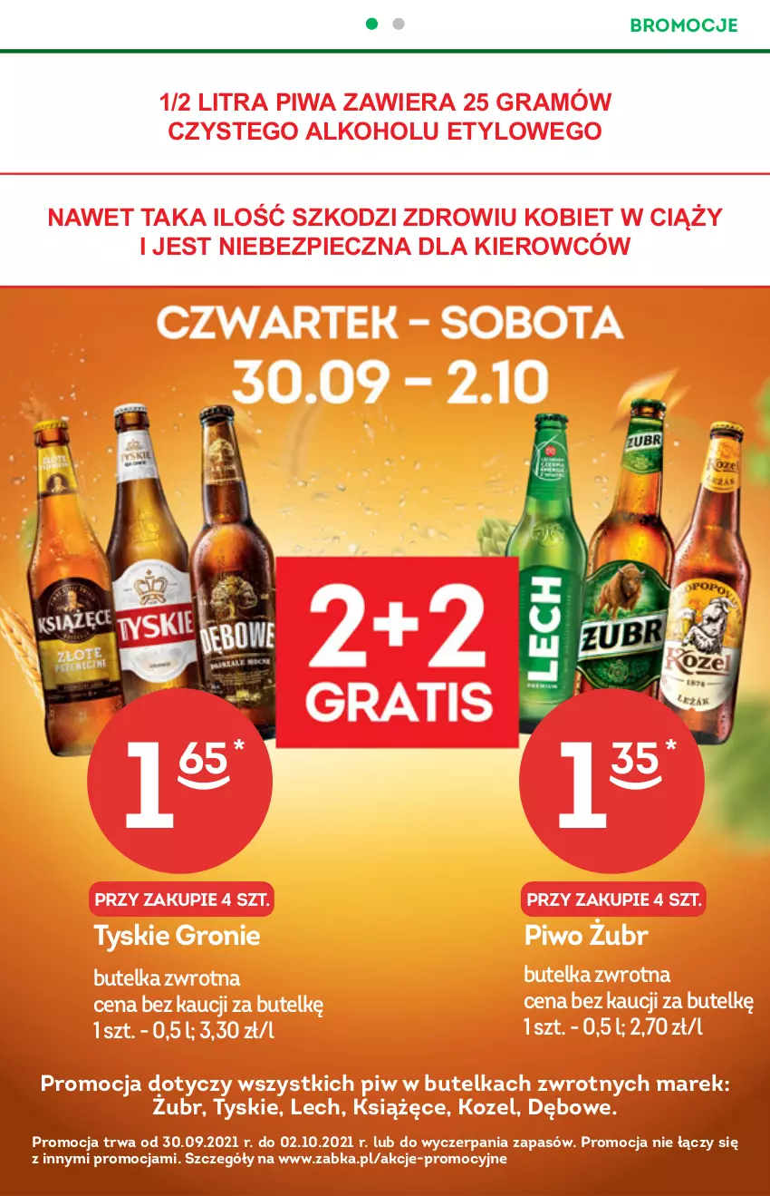 Gazetka promocyjna Żabka - ważna 13.10 do 31.10.2021 - strona 18 - produkty: Gra, Kozel, Książęce, Piec, Piwa, Piwo, Tyskie