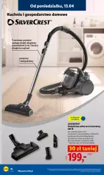 Gazetka promocyjna Lidl - Katalog ważny od 13.04 - Gazetka - ważna od 18.04 do 18.04.2026 - strona 16 - produkty: Silvercrest, Odkurzacz, Por, Kuchnia, Szczotka, Metro, Dywan