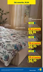Gazetka promocyjna Lidl - Katalog ważny od 13.04 - Gazetka - ważna od 18.04 do 18.04.2026 - strona 31 - produkty: Ivar, Pościel, Poszewka