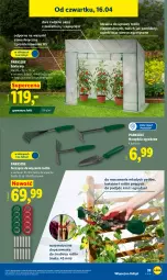Gazetka promocyjna Lidl - Katalog ważny od 13.04 - Gazetka - ważna od 18.04 do 18.04.2026 - strona 45 - produkty: Parkside, Por, Gra, Rama, Regał, Szczypce, Owoce, Grunt, Pomidory